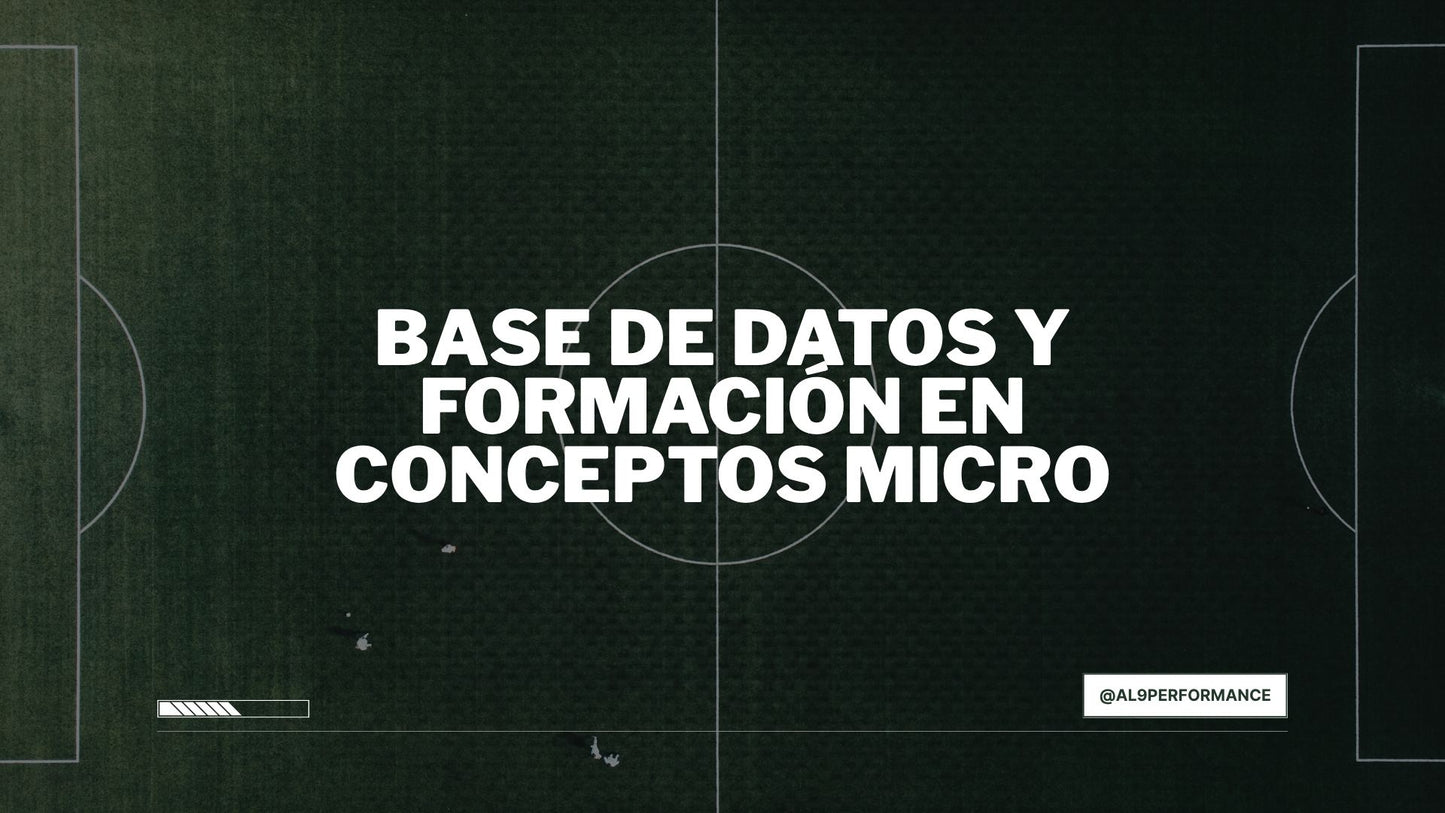 Base de datos + Formación en Conceptos Micro